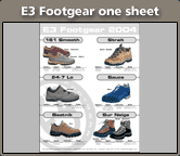 E3 Footgear one sheet